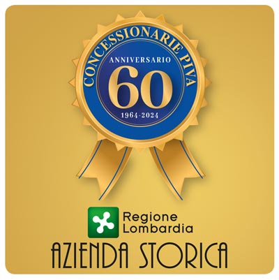 Azienda Storica Regione Lombardia — 60° anniversario Concessionarie Piva