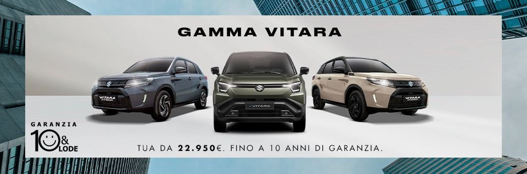 Gamma Vitara — a partire da 22.950€